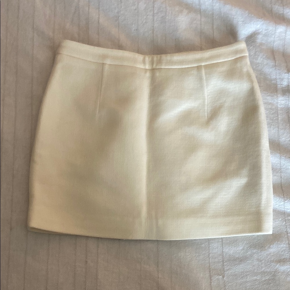 Nana Jacqueline Cream Mini Skirt